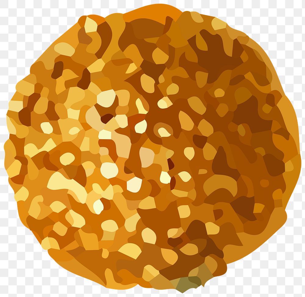 Pollen illustration png, aesthetic element, transparent background