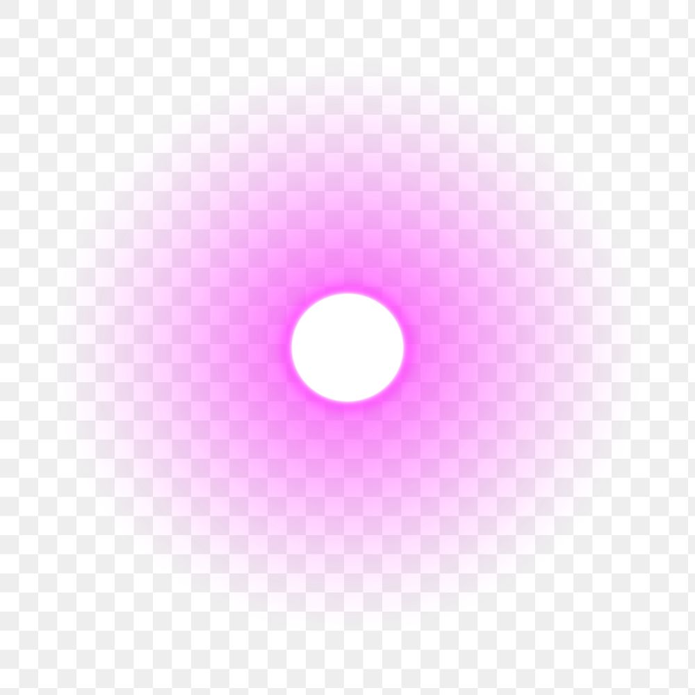 Lens flare png pink light effect sticker, transparent background