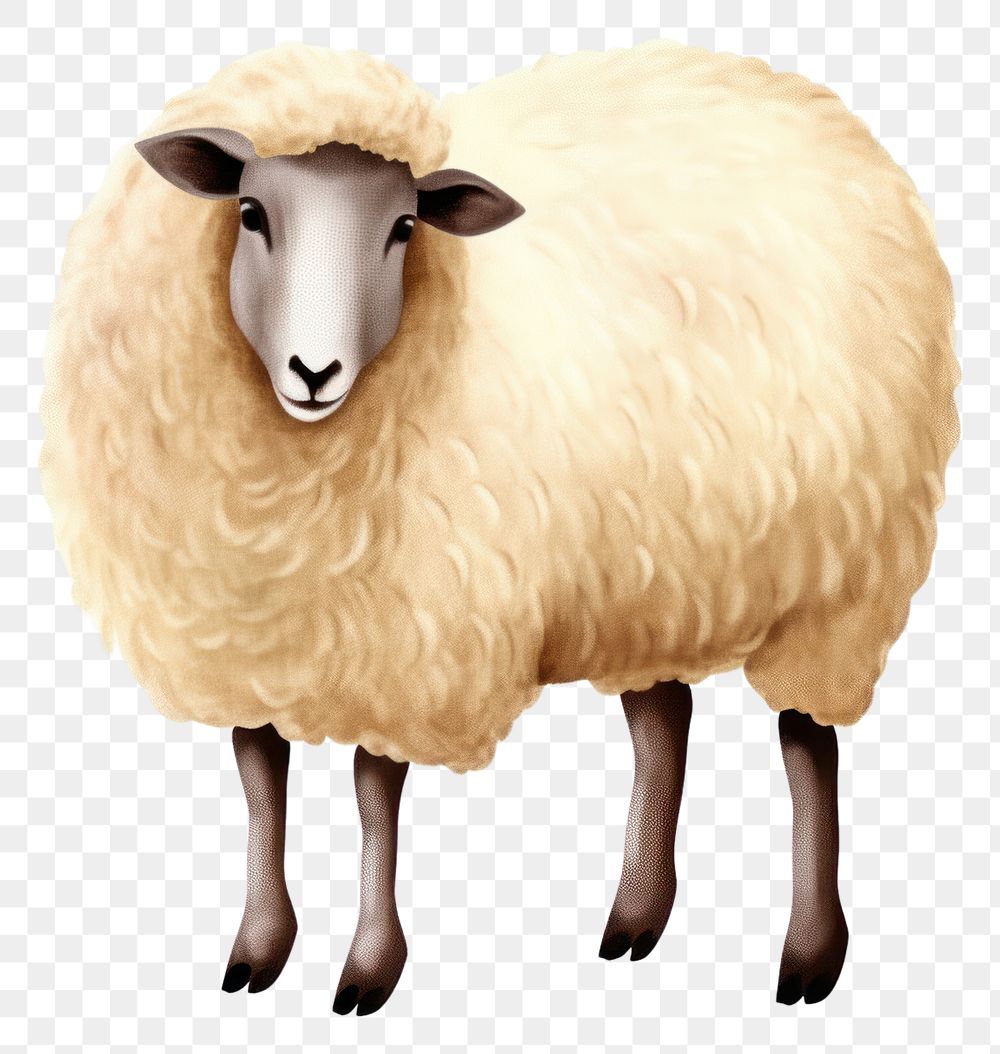 PNG Sheep livestock animal mammal. AI generated Image by rawpixel.