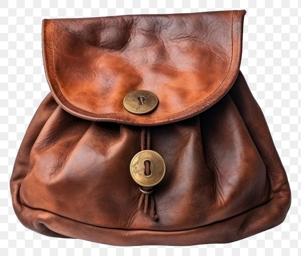 PNG Bag leather handbag purse. AI generated Image by rawpixel.