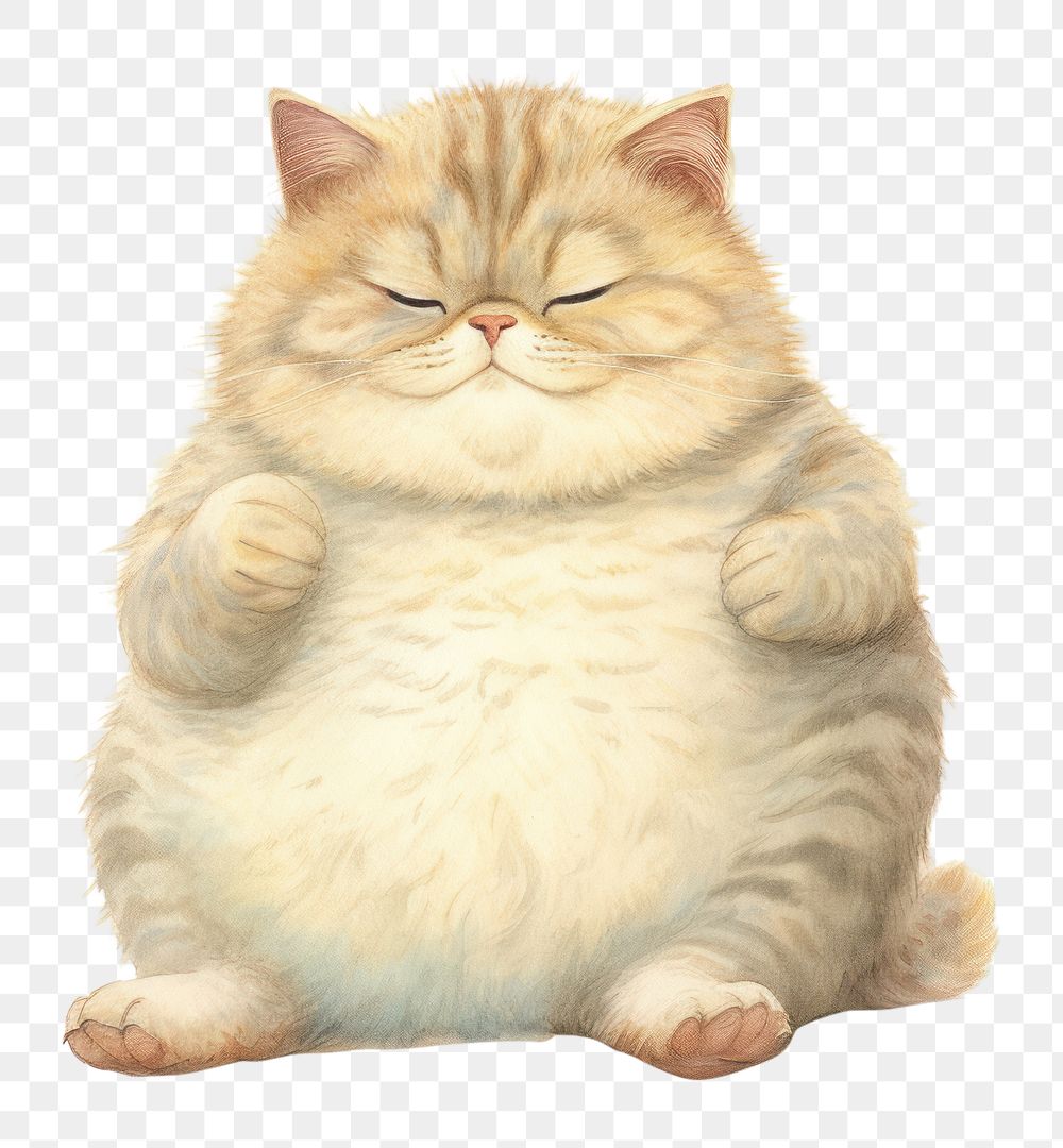 PNG Cat smokes pipe animal | Premium PNG - rawpixel