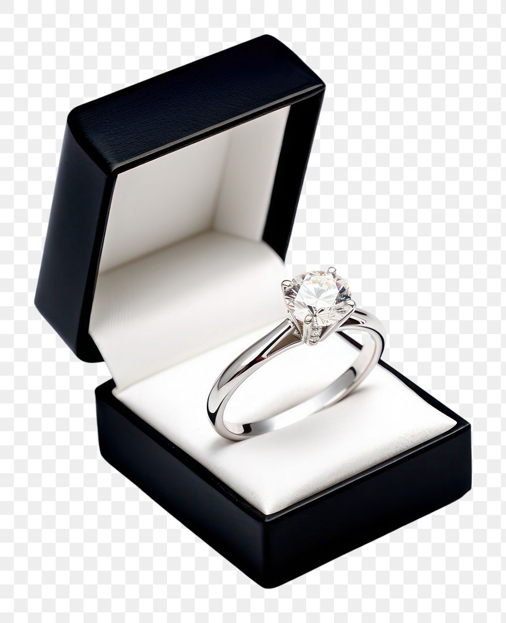 PNG Ring engagement platinum jewelry. AI generated Image by rawpixel.