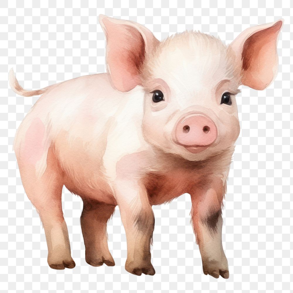 PNG Animal pig cartoon mammal. 