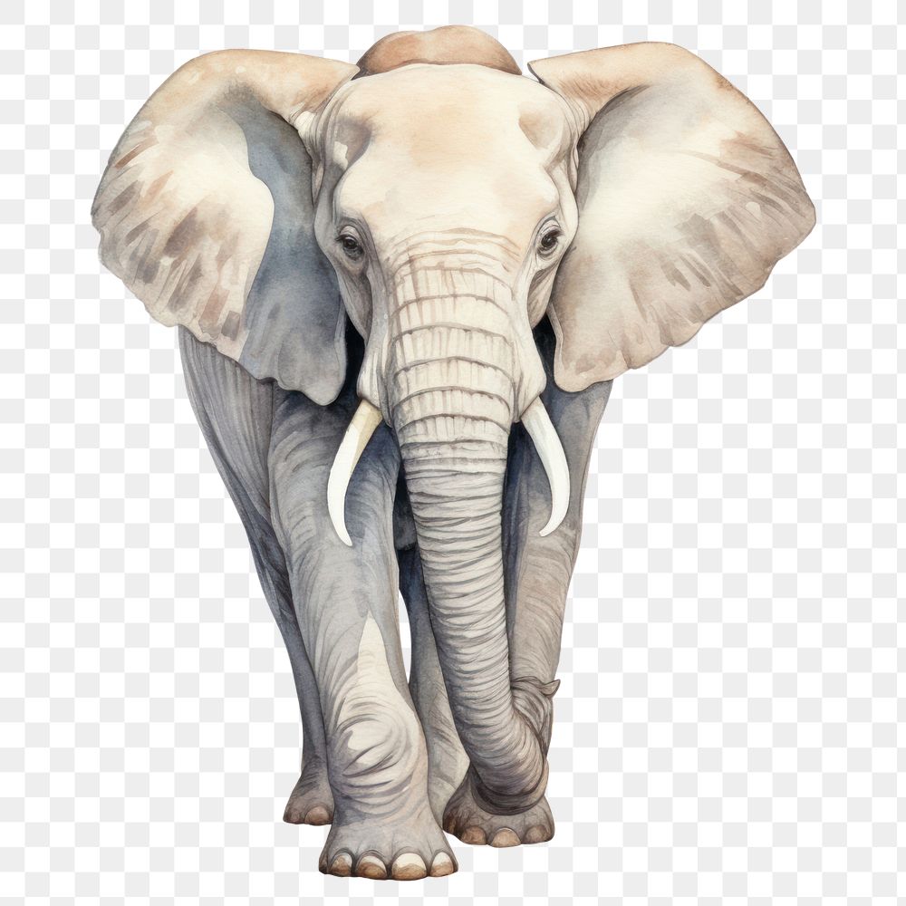 PNG Animal elephant wildlife cartoon. 