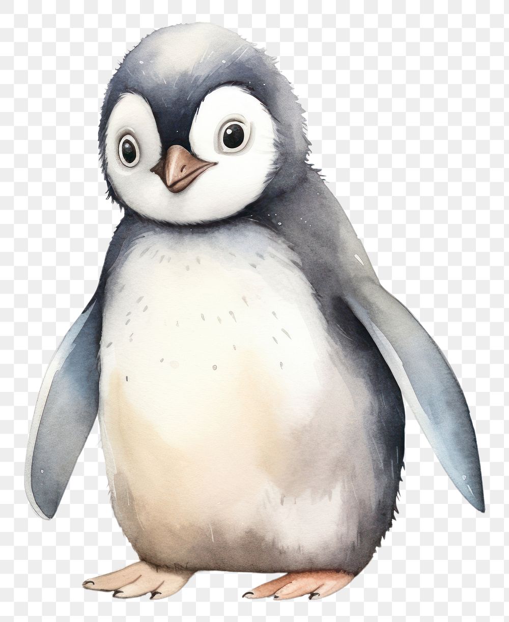 PNG Animal penguin cartoon bird. AI generated Image by rawpixel.