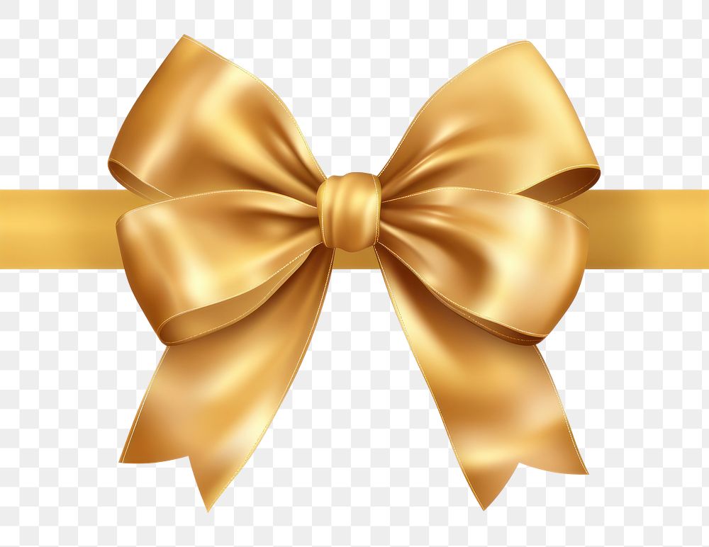 Gold Gift Bow Clipart Transparent PNG Hd, Bow Gift Ribbon, Golden, Bow, Gift  PNG Image For Free Download