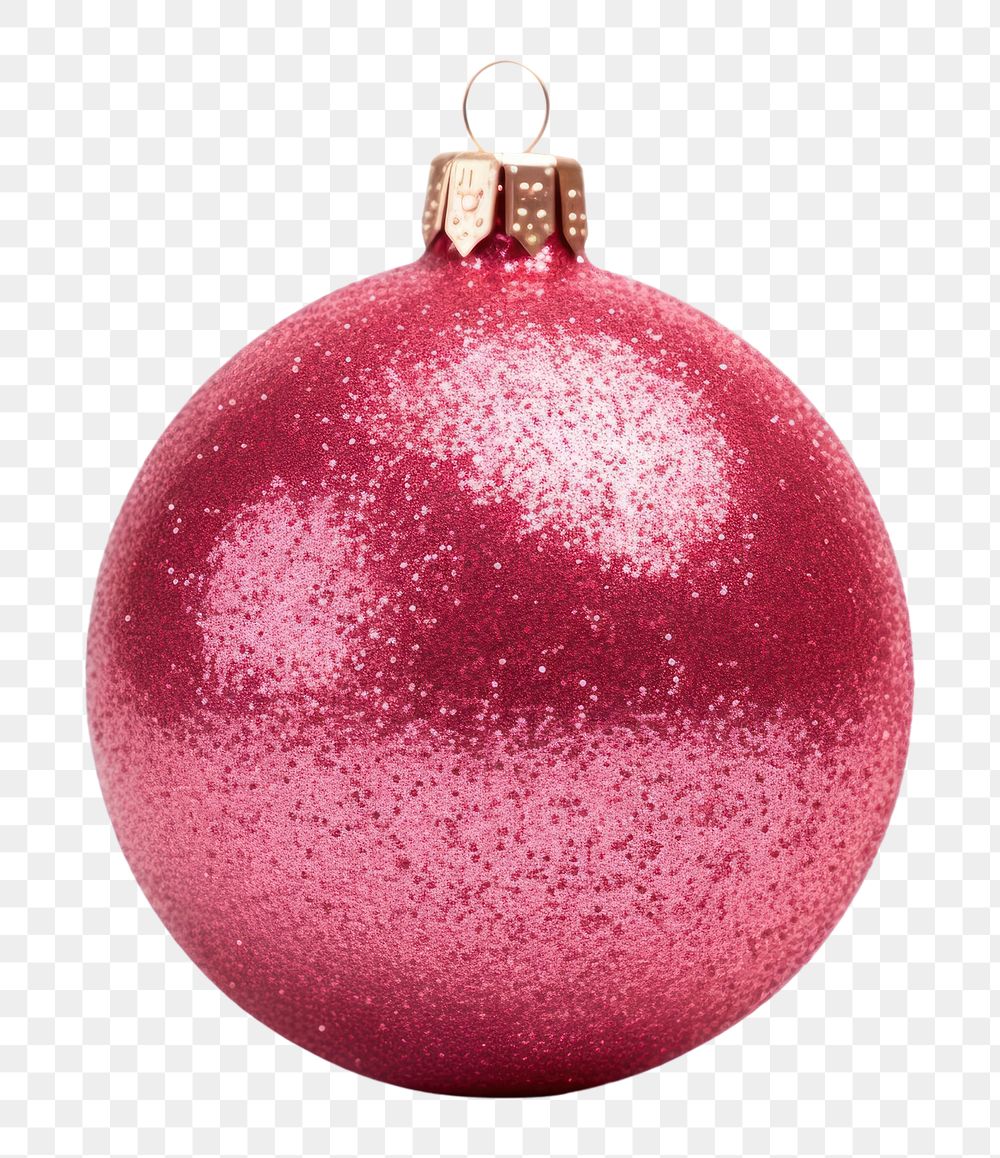 PNG A Christmas ball glitter decoration christmas. 
