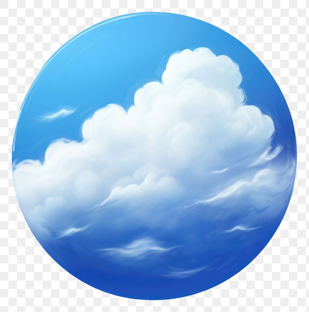 PNG Sky sphere cloud blue. AI generated Image by rawpixel.