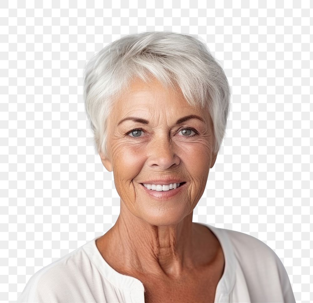 PNG Portrait adult women smile. AI generated Image by rawpixel.