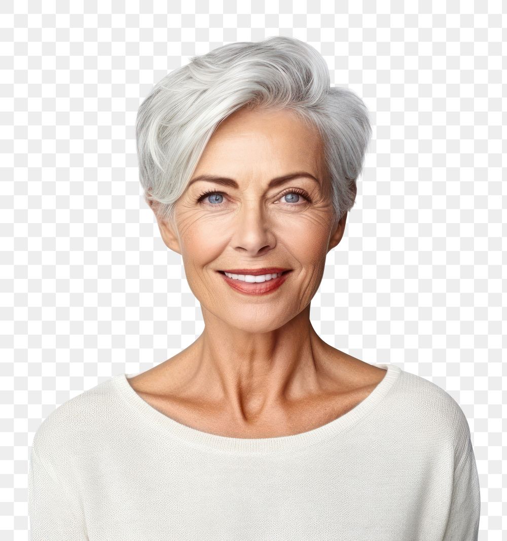 PNG Portrait adult women smile. AI generated Image by rawpixel.