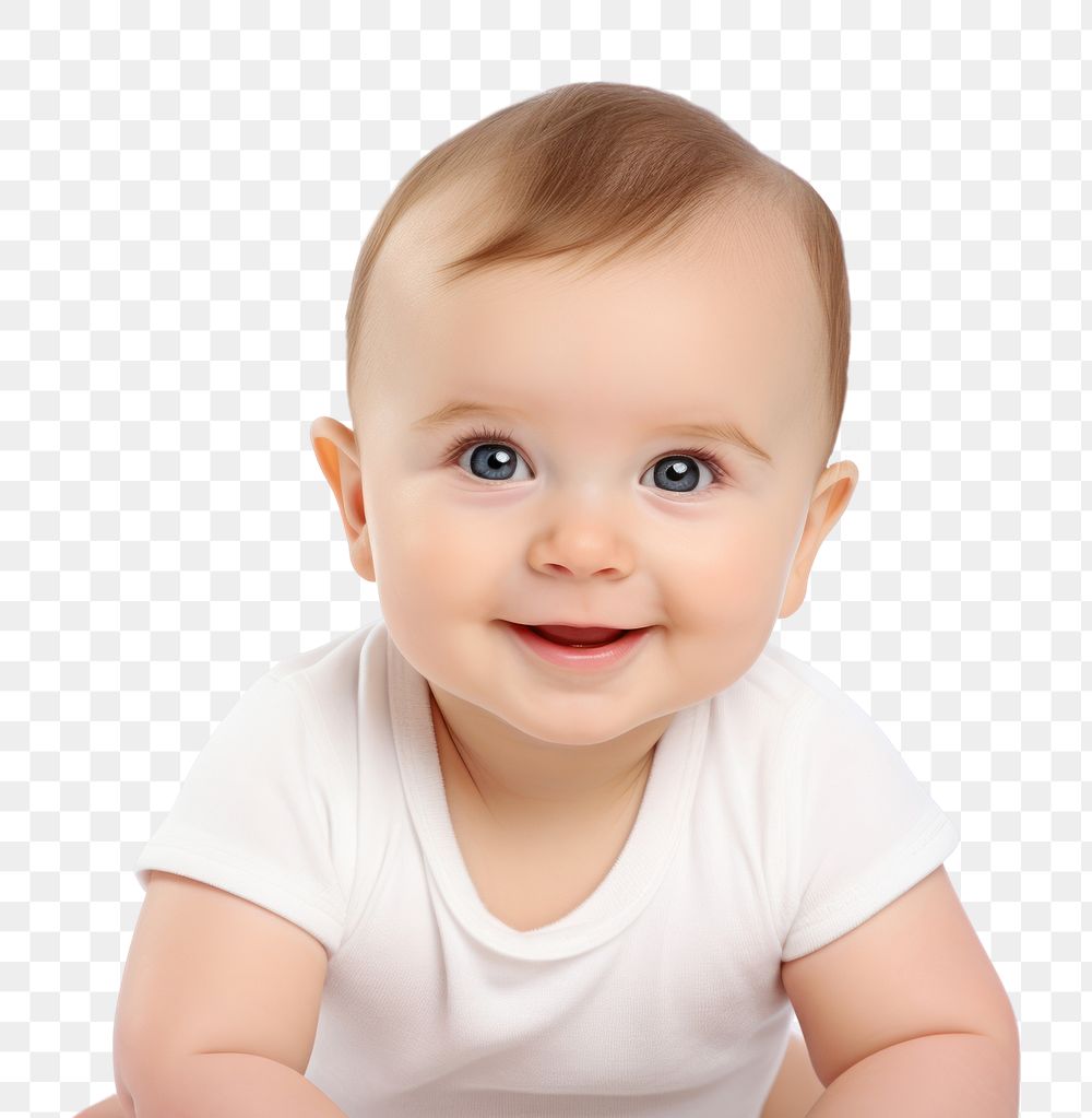 PNG Baby crawling portrait photo. AI generated Image by rawpixel.