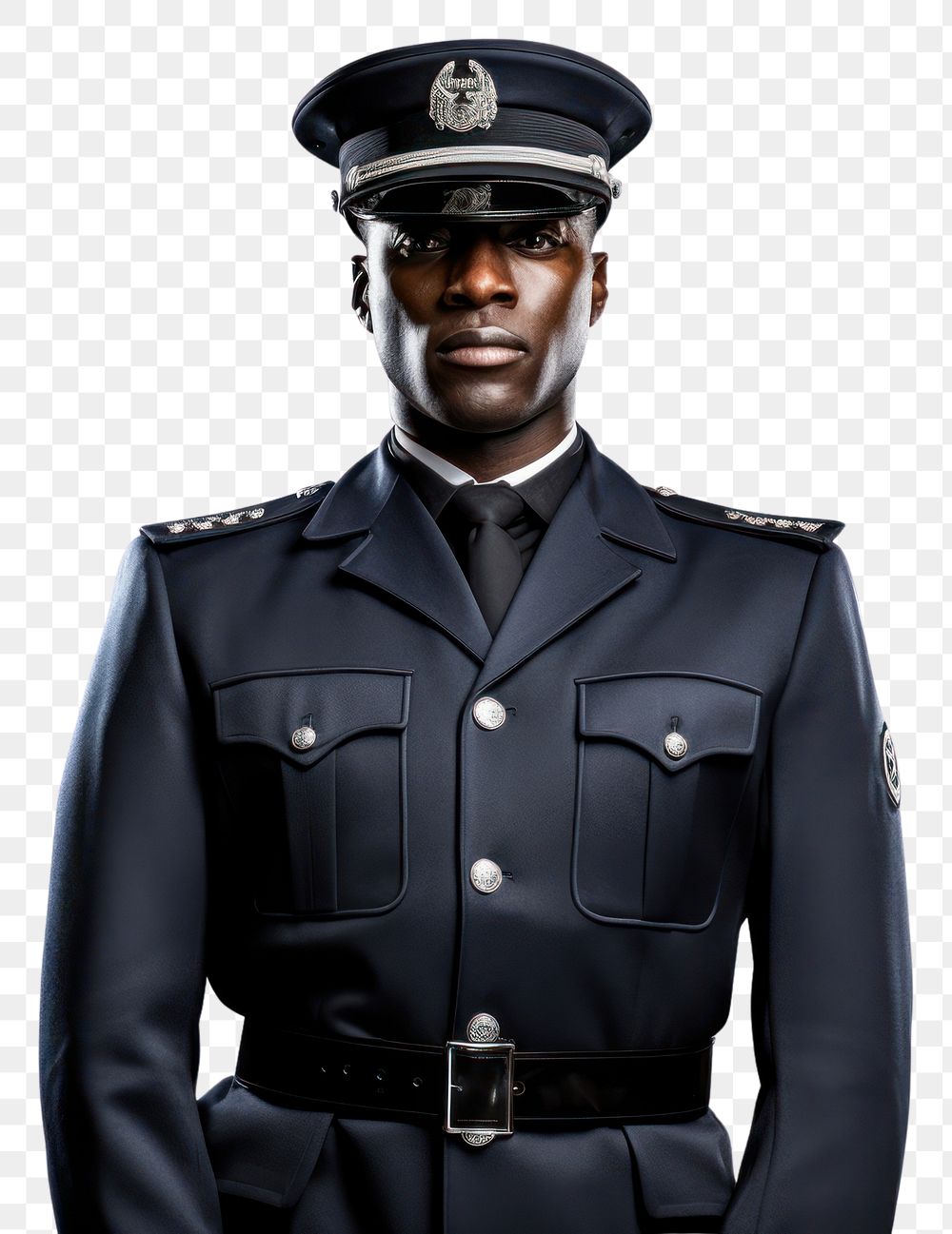 PNG Uniform officer adult white background. AI generated Image by rawpixel.