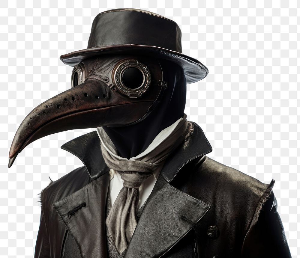 PNG Plague doctor animal bird beak. 