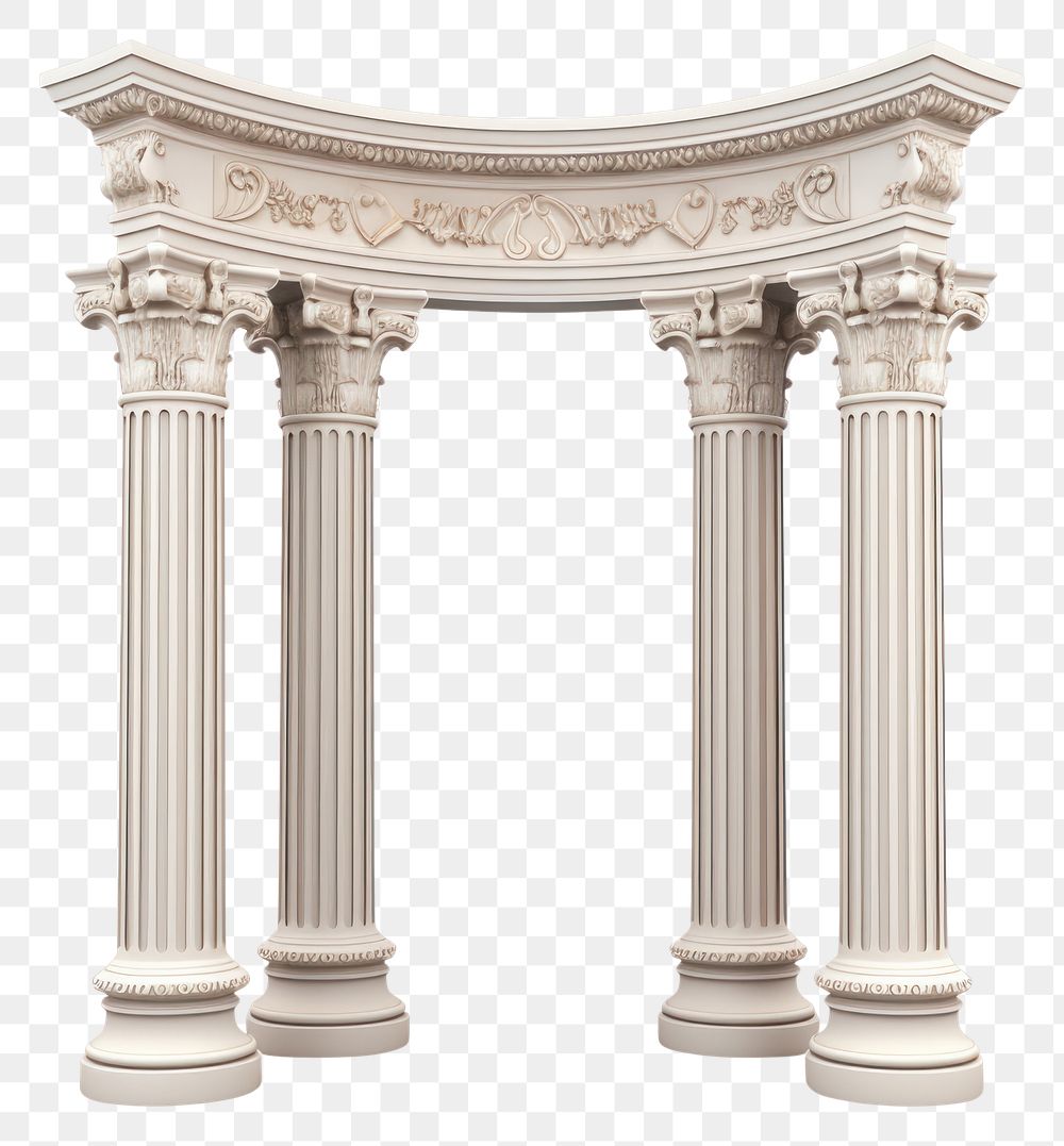 PNG Antique arch architecture column ancient