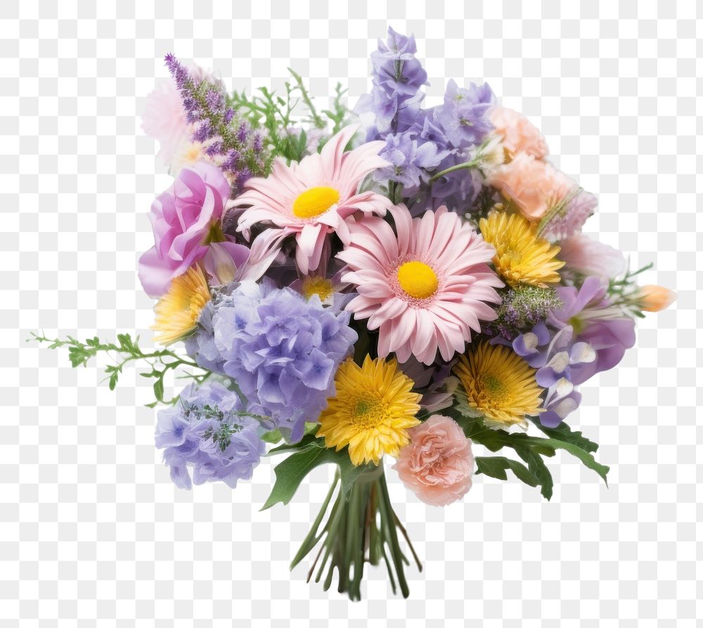 PNG Flower bouquet plant daisy aster