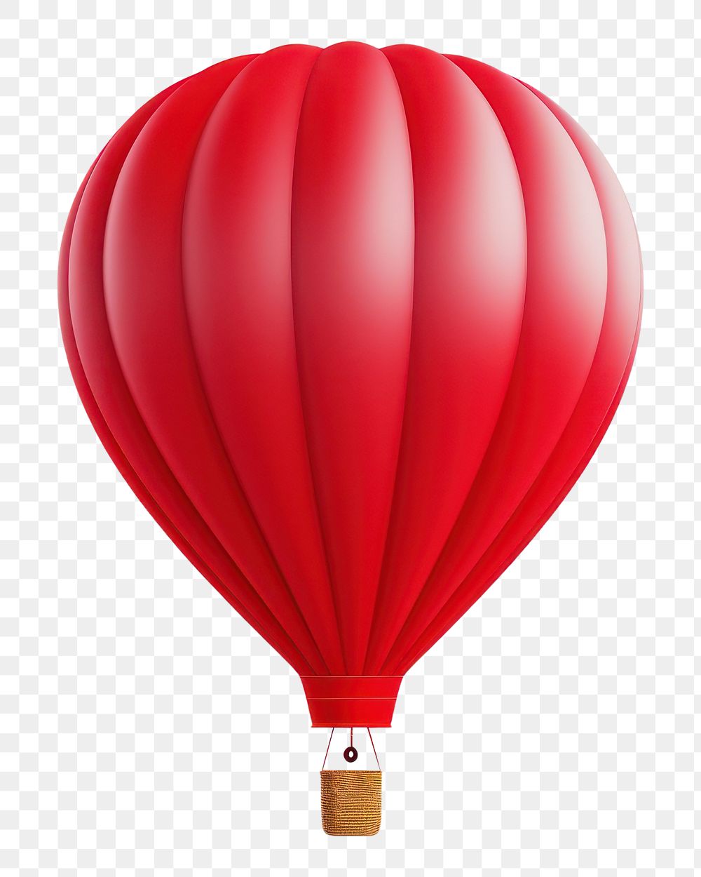 PNG  Red hot balloon aircraft white background transportation. AI generated Image by rawpixel.