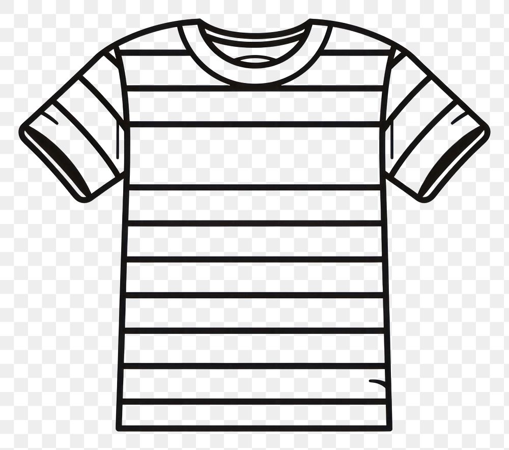 PNG T-shirt white line coathanger. AI generated Image by rawpixel.