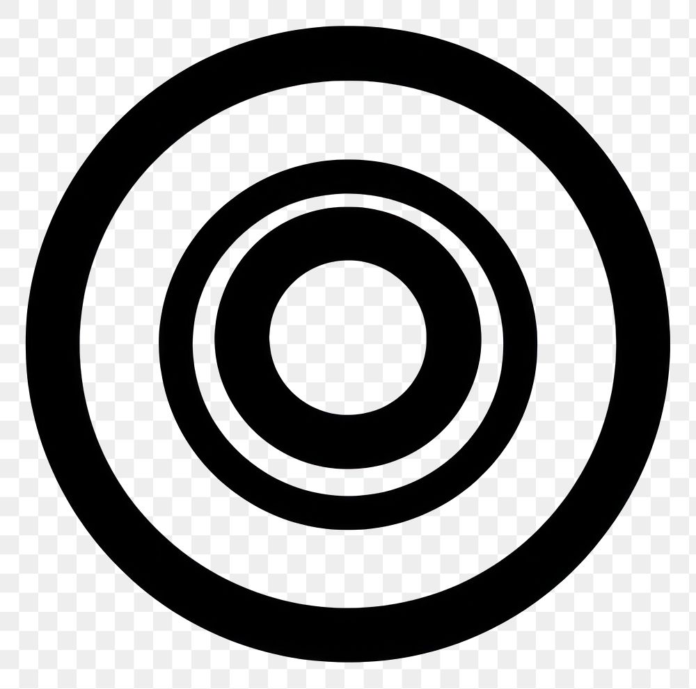 PNG  Bagel icon spiral black white. AI generated Image by rawpixel.