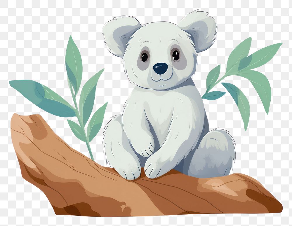 PNG  Koala koala mammal animal. AI generated Image by rawpixel.