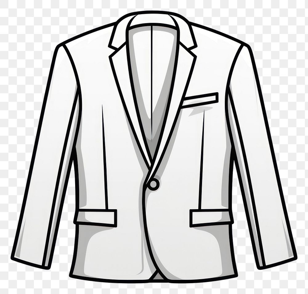 PNG Jacket blazer tuxedo white. AI generated Image by rawpixel.