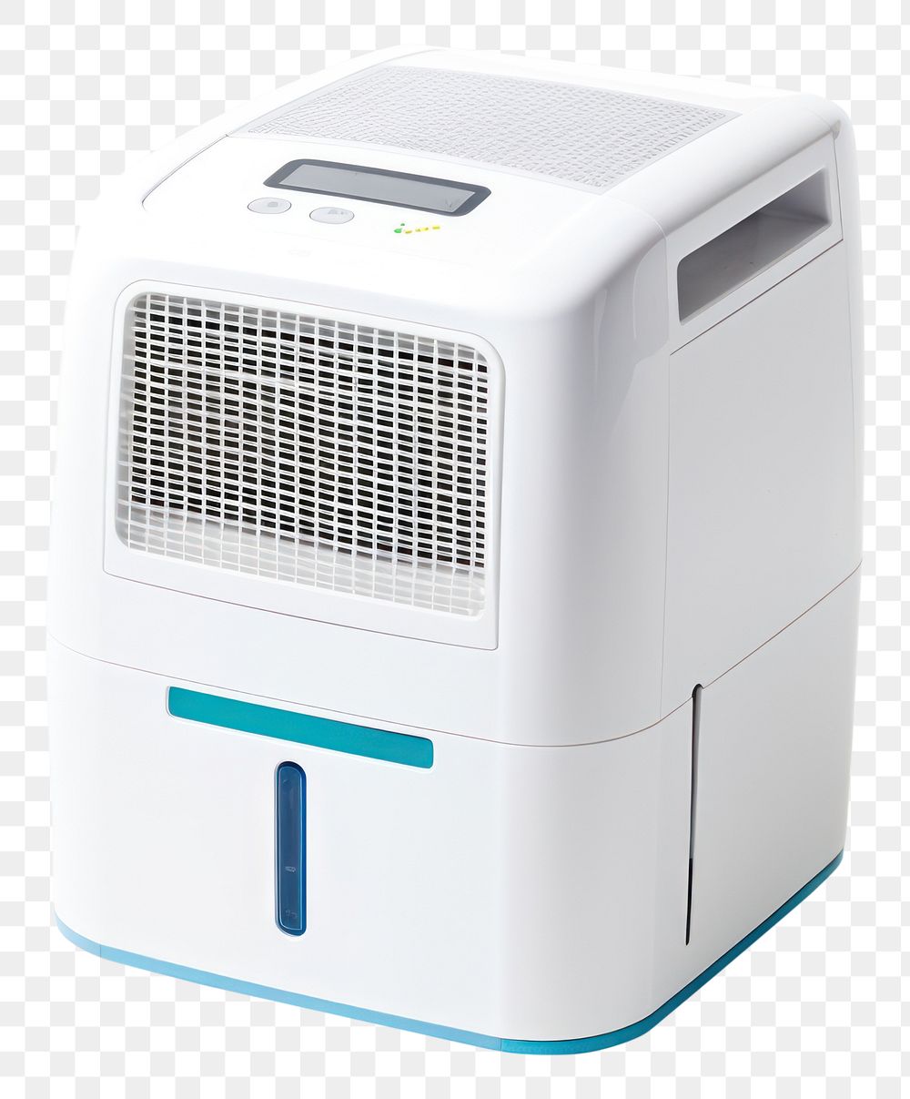 PNG Dehumidifier white background electronics technology. AI generated Image by rawpixel.