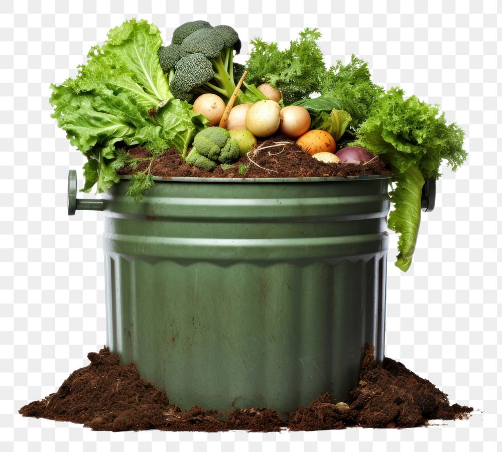 PNG  Compost bin vegetable garden plant. AI generated Image by rawpixel.