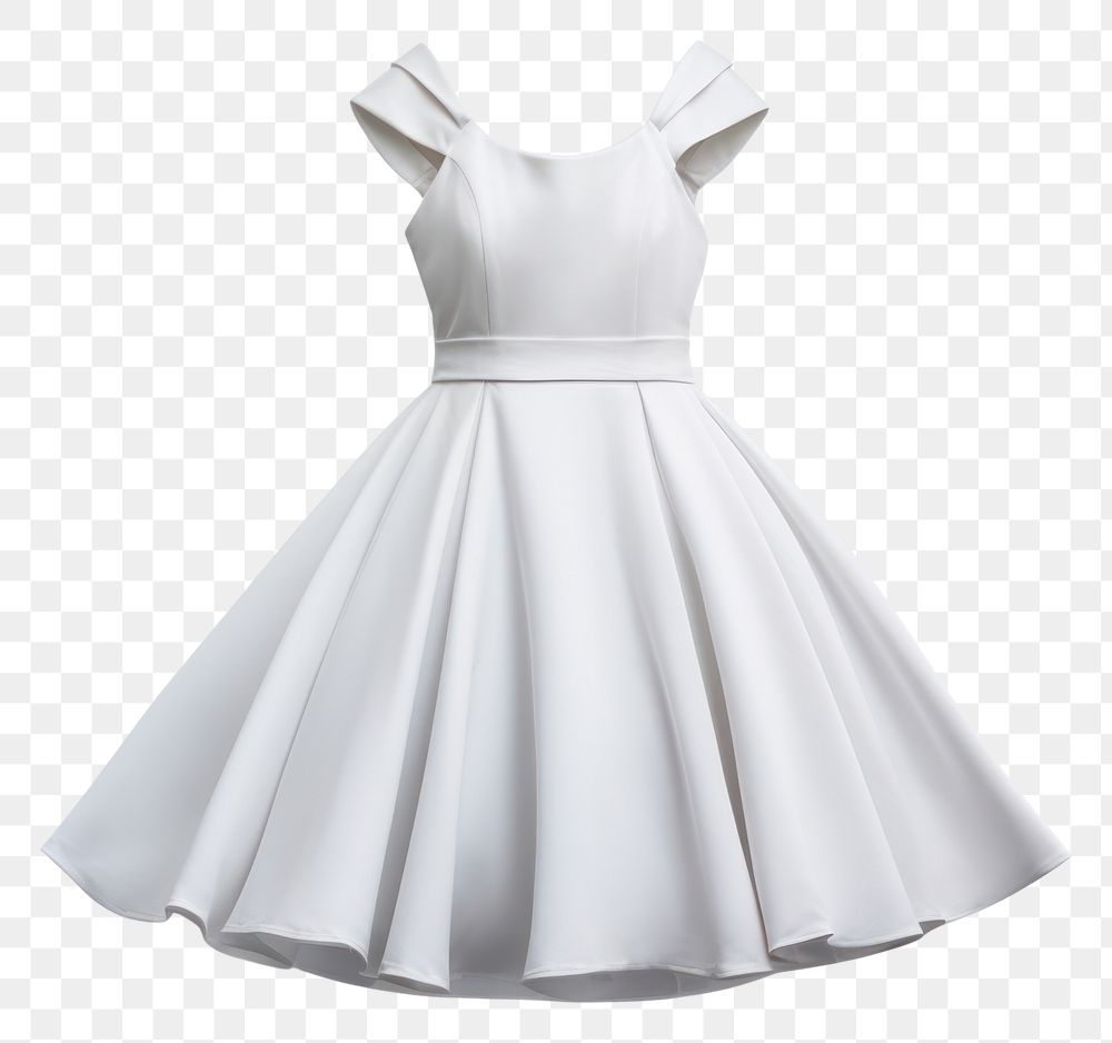 PNG Plain dress fashion wedding white. AI generated Image by rawpixel.