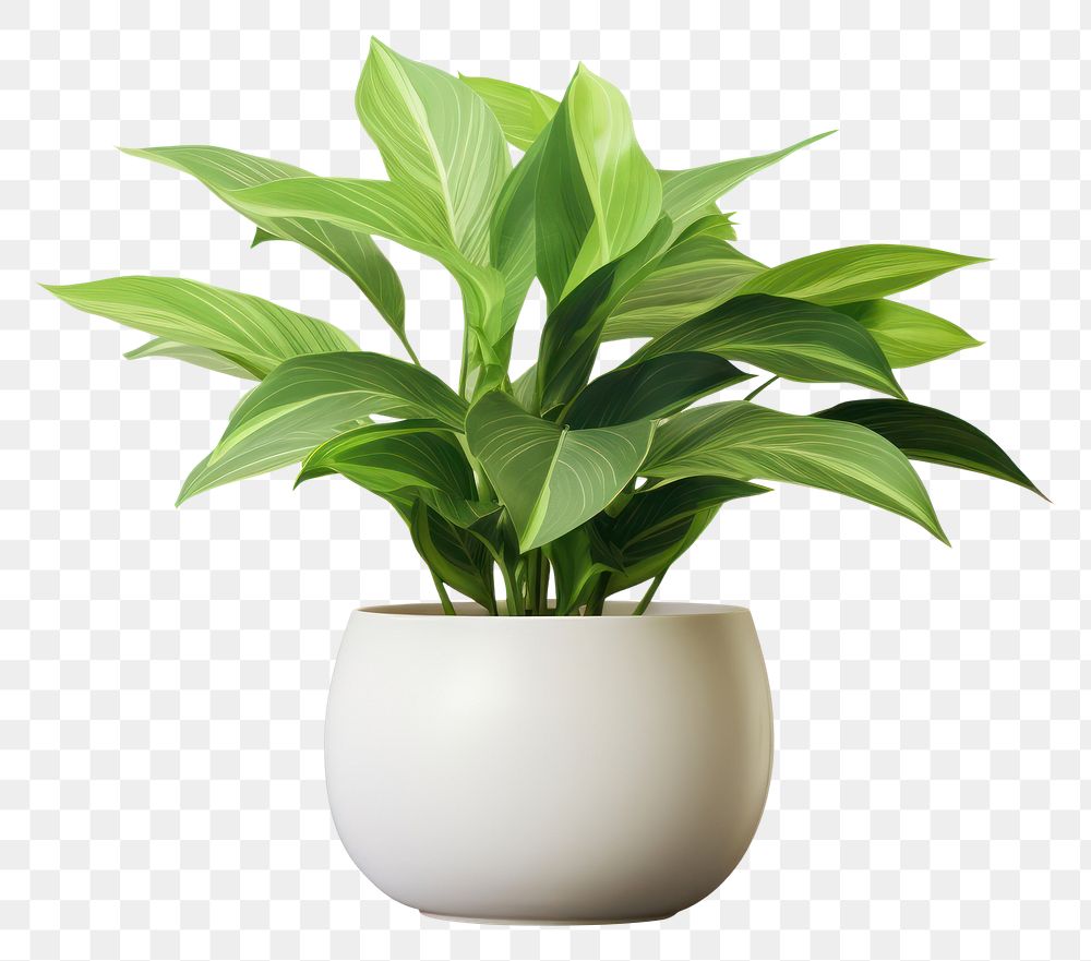 PNG  Plant vase leaf potted plant. AI generated Image by rawpixel.