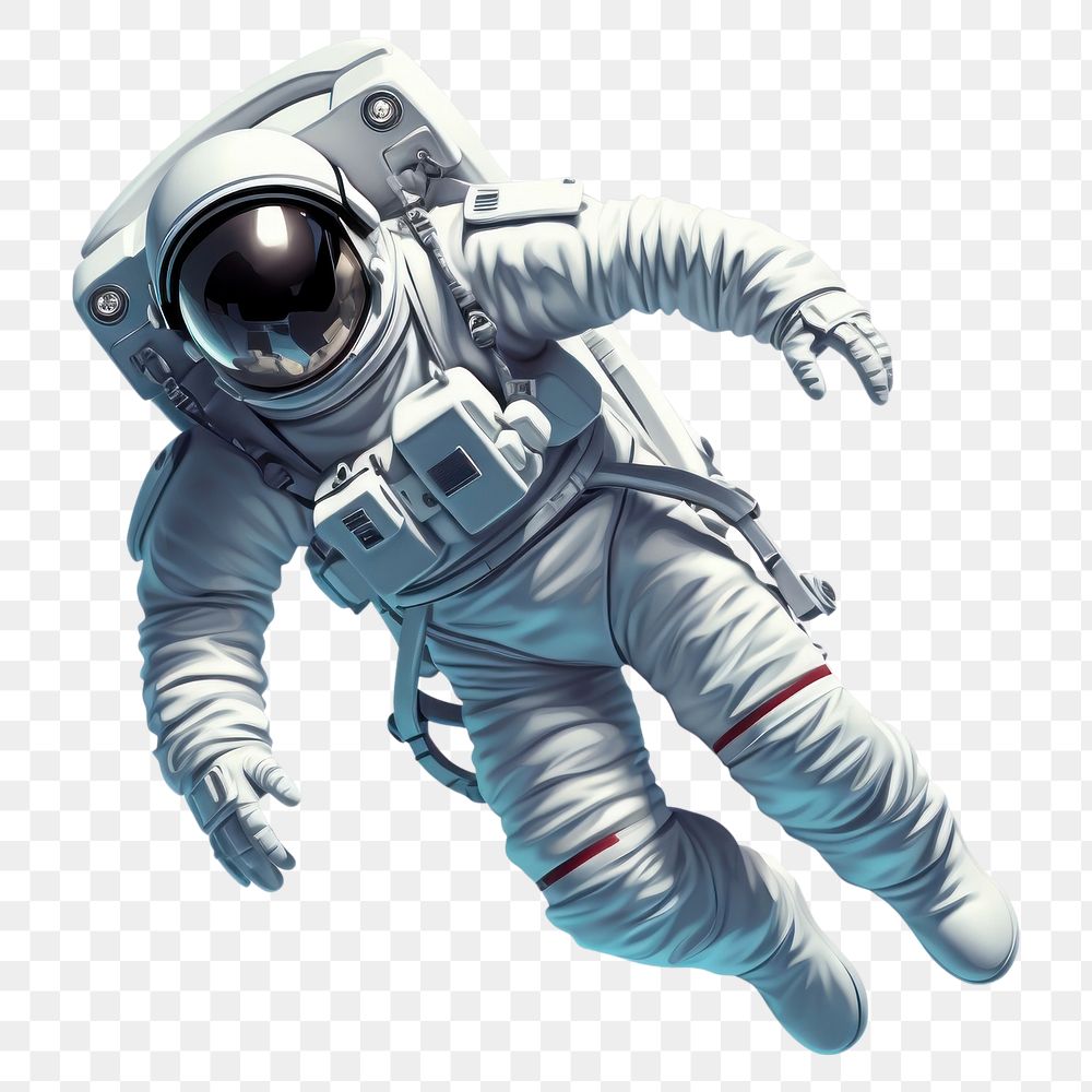 PNG  Astronaut space white background technology. AI generated Image by rawpixel.