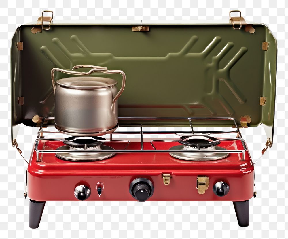 PNG Camping stove appliance white background. AI generated Image by rawpixel.