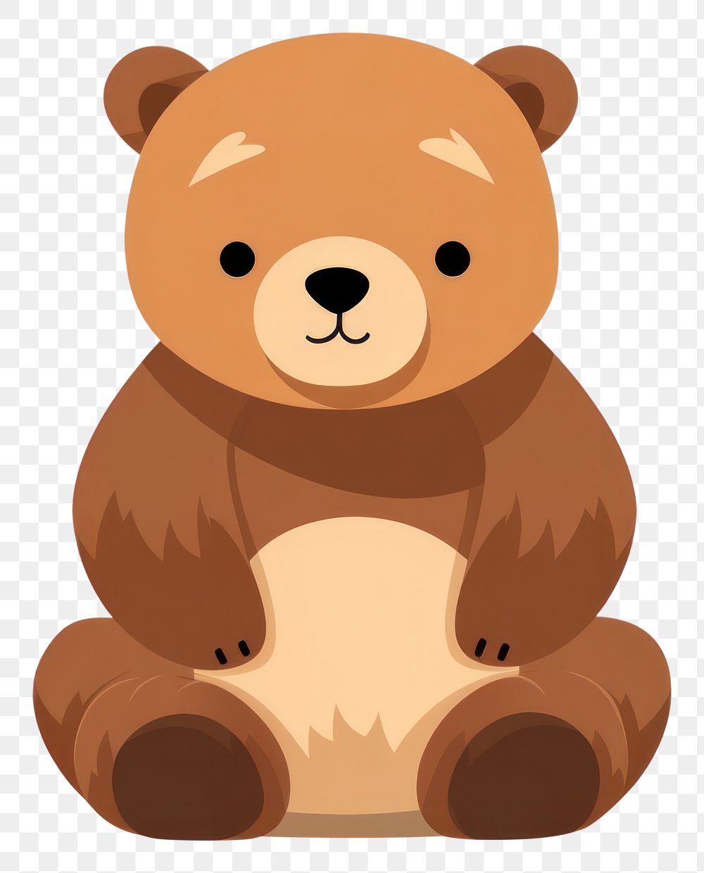 PNG  Cute png bear mammal toy. AI generated Image by rawpixel.