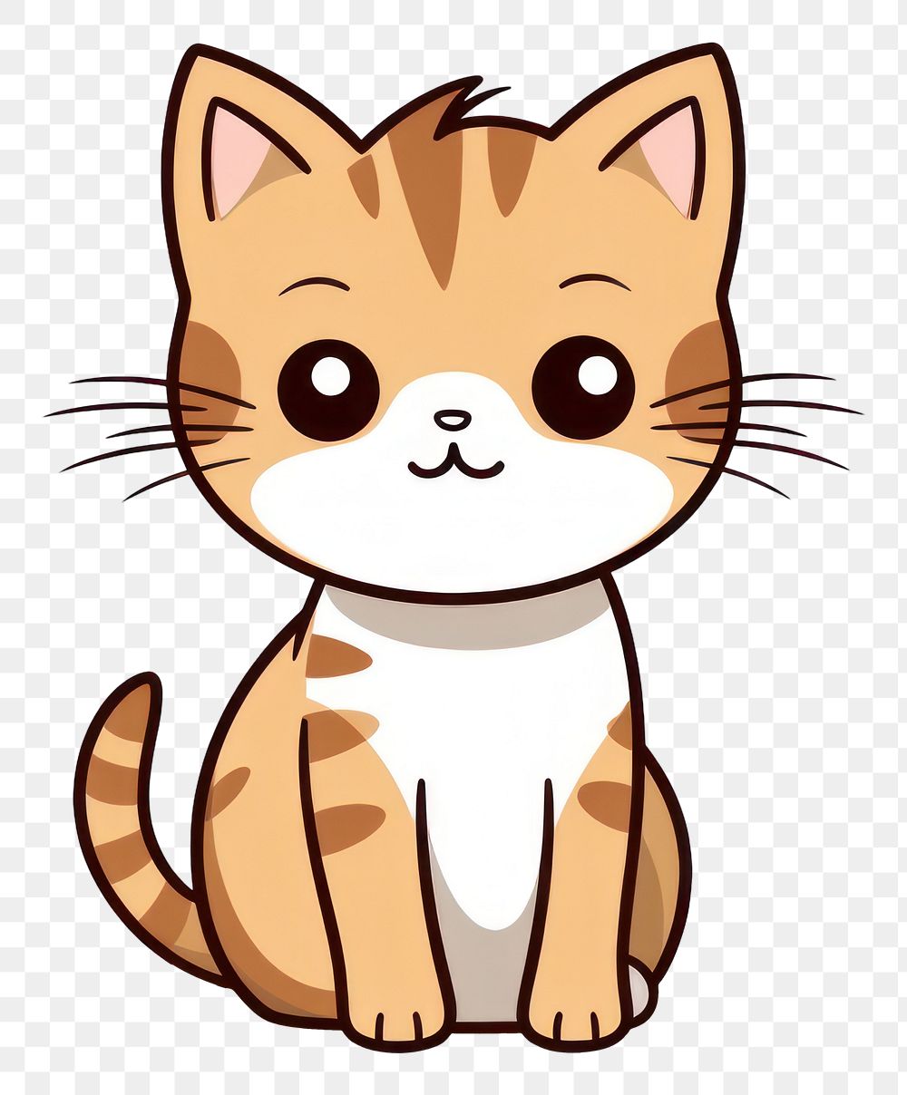 PNG  Cute png kitten animal mammal. AI generated Image by rawpixel.