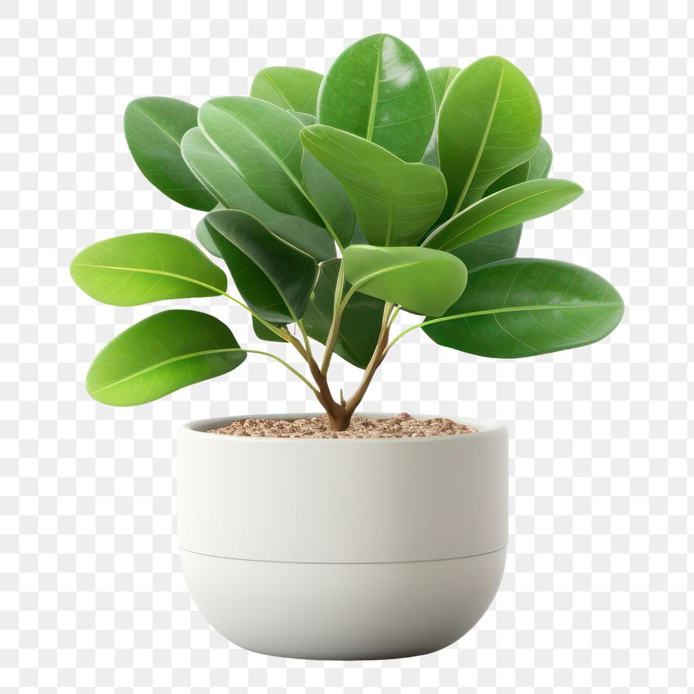 PNG Houseplant leaf white background freshness. AI generated Image by rawpixel.