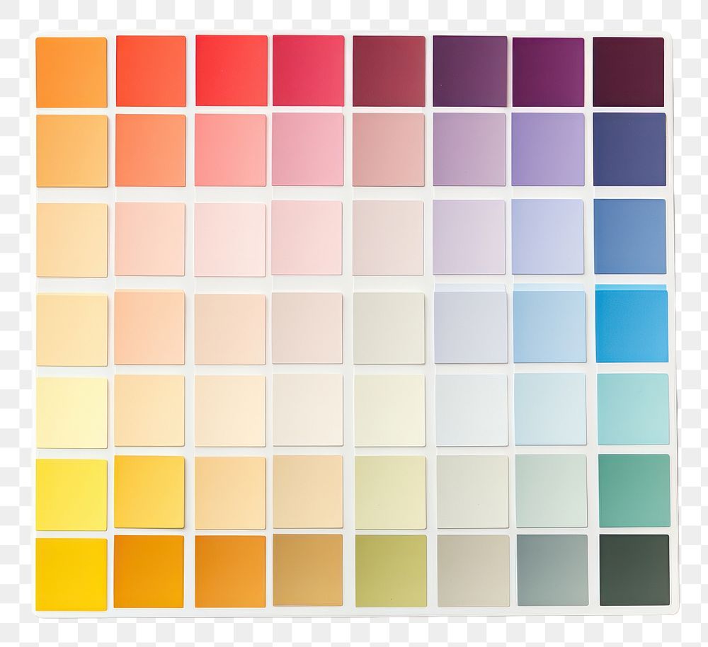 PNG  Color backgrounds palette white background. AI generated Image by rawpixel.