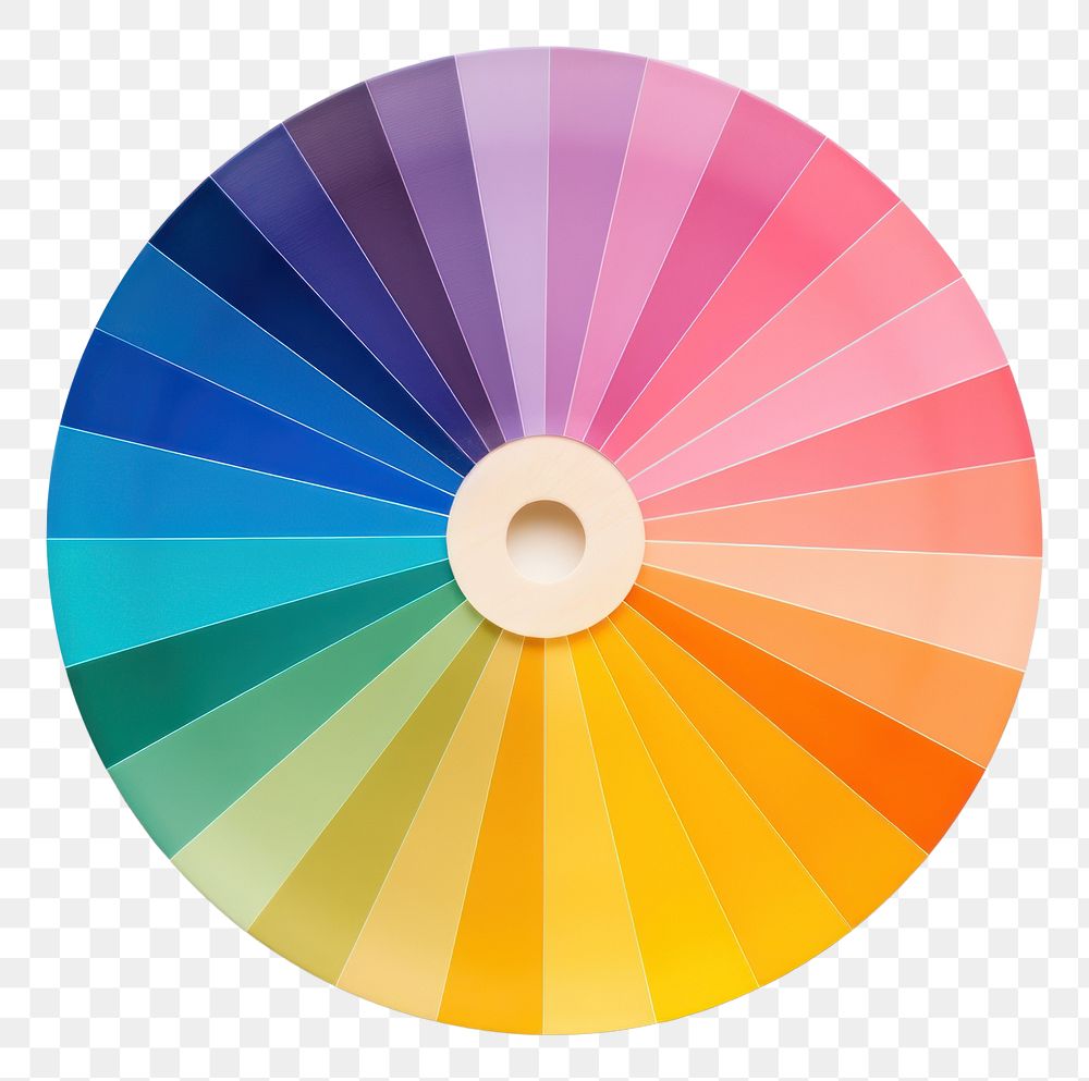 PNG  Color wheel art creativity. AI generated Image by rawpixel.