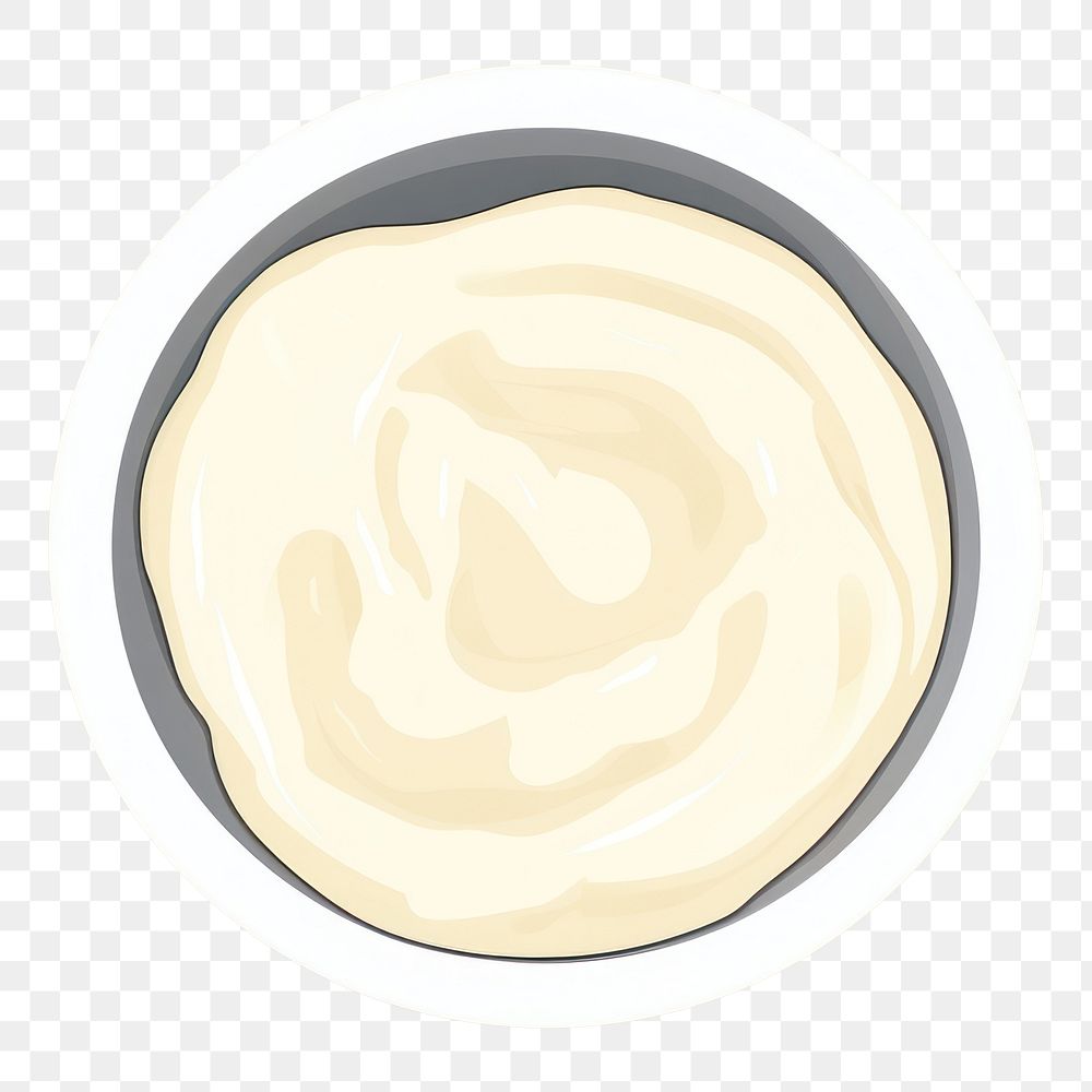 PNG Cream food mayonnaise freshness. AI generated Image by rawpixel.