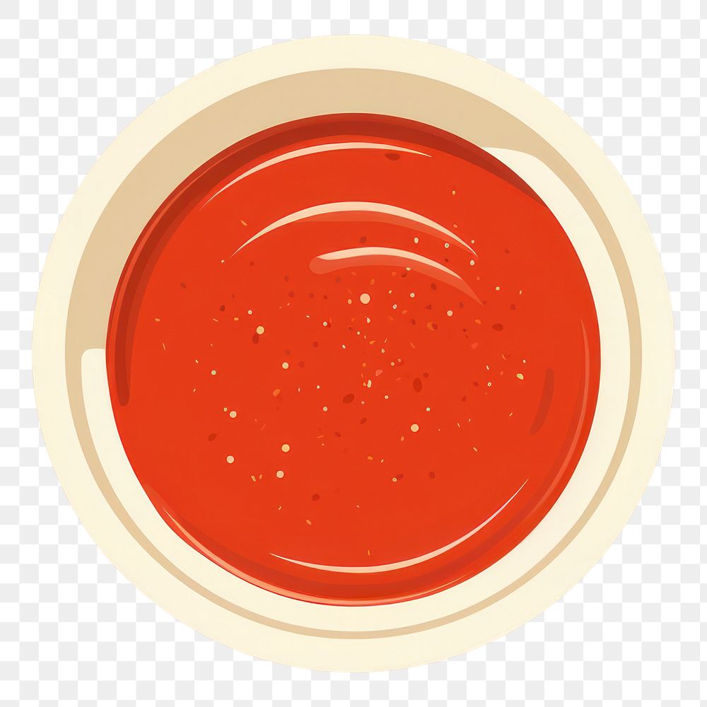PNG Bowl refreshment tarhana ketchup. AI generated Image by rawpixel.