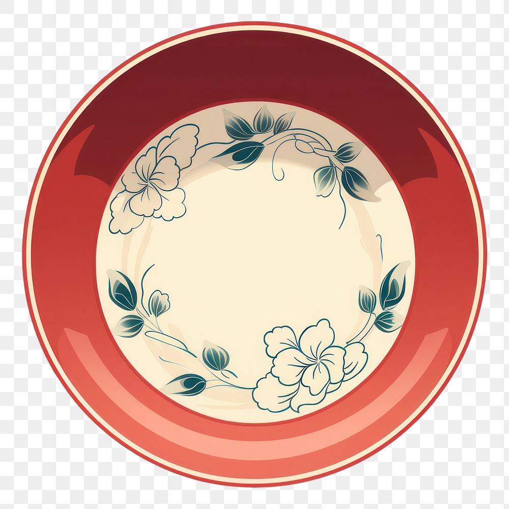 PNG Porcelain platter plate bowl. AI generated Image by rawpixel.
