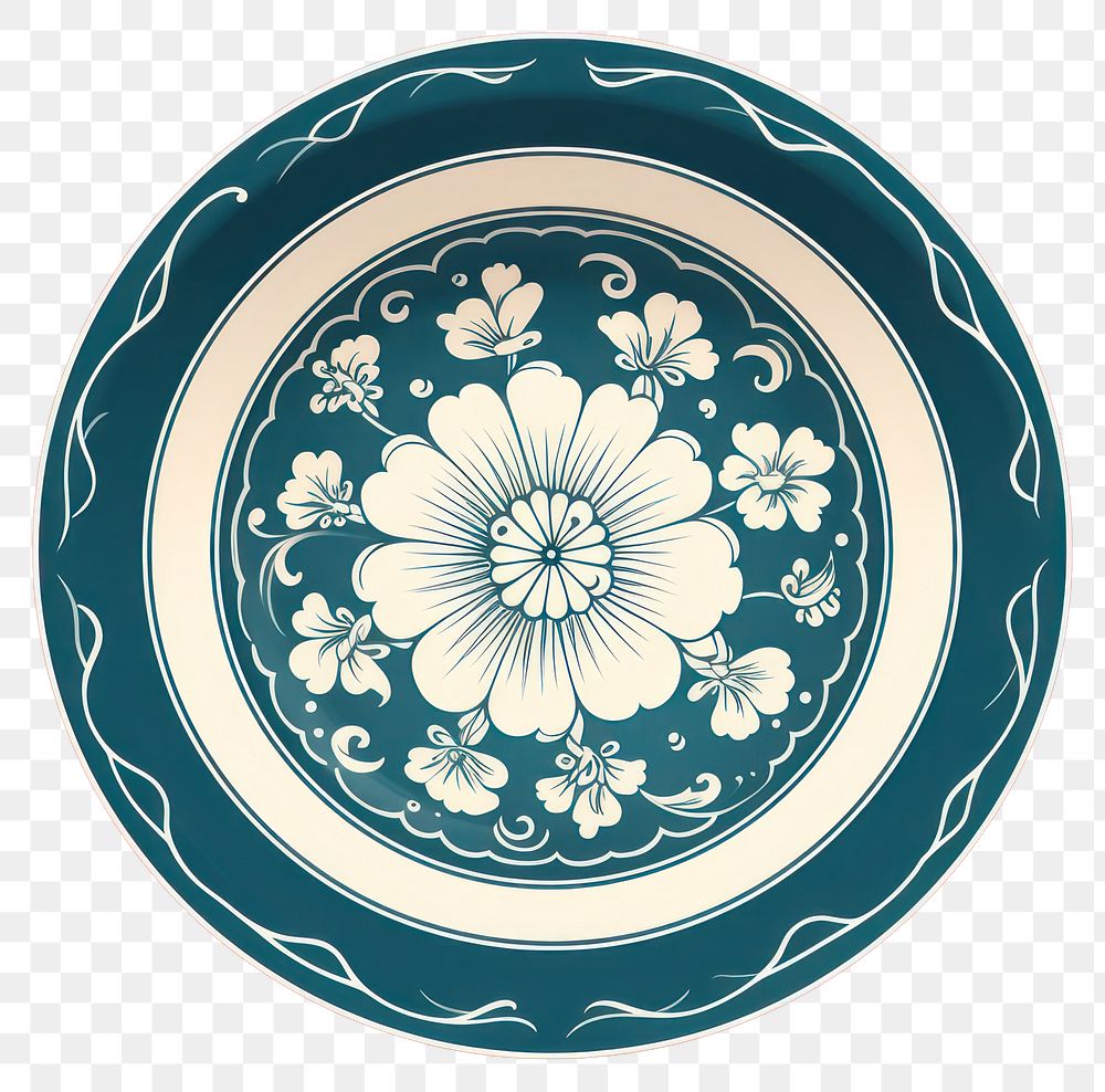 PNG Porcelain platter plate tableware. AI generated Image by rawpixel.