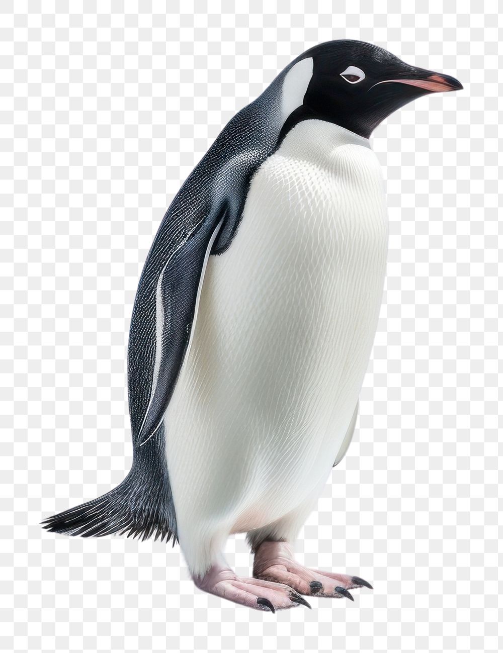 PNG Penguin ice outdoors animal. AI generated Image by rawpixel.