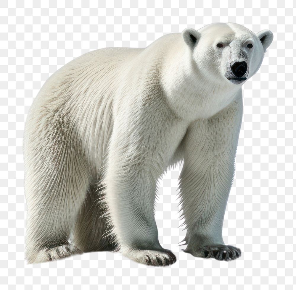 PNG Bear wildlife standing animal. AI generated Image by rawpixel.