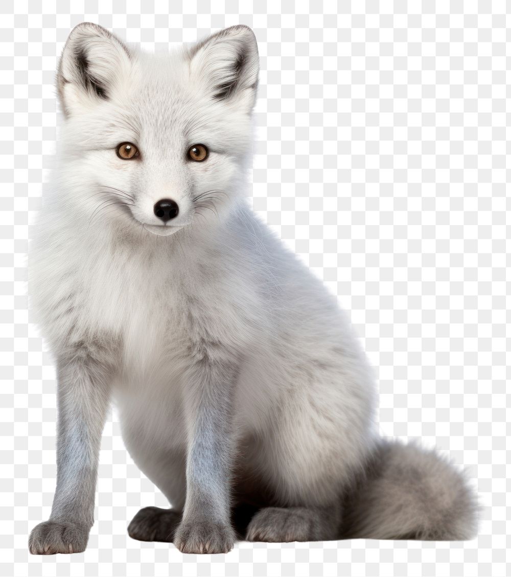 PNG Arctic fox wildlife animal mammal. AI generated Image by rawpixel.