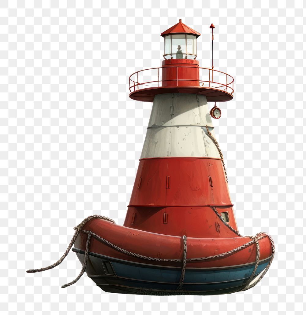 PNG Buoy architecture lighthouse tower. AI generated Image by rawpixel.