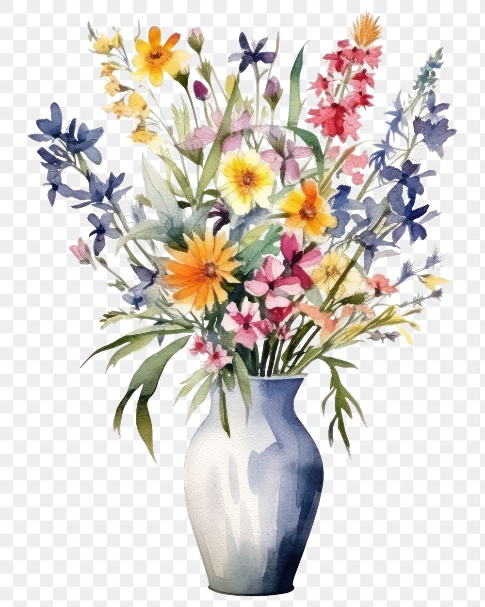 PNG Vase flower plant art. 