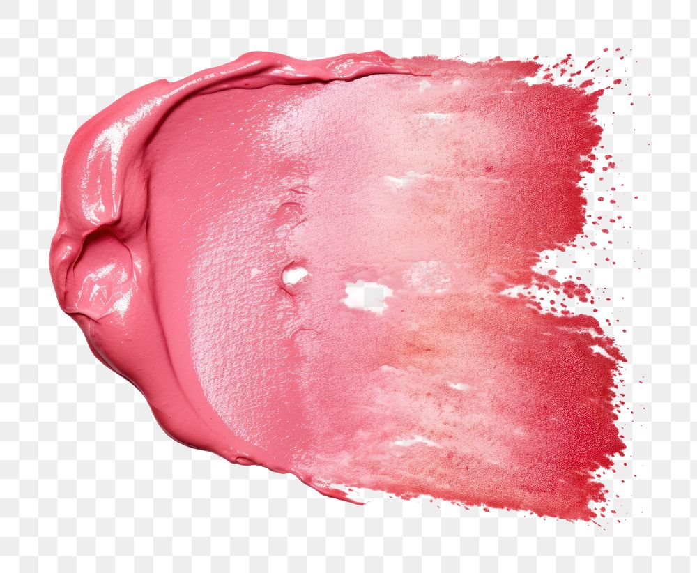 PNG Pink acrylic paint swatch  effect, transparent background