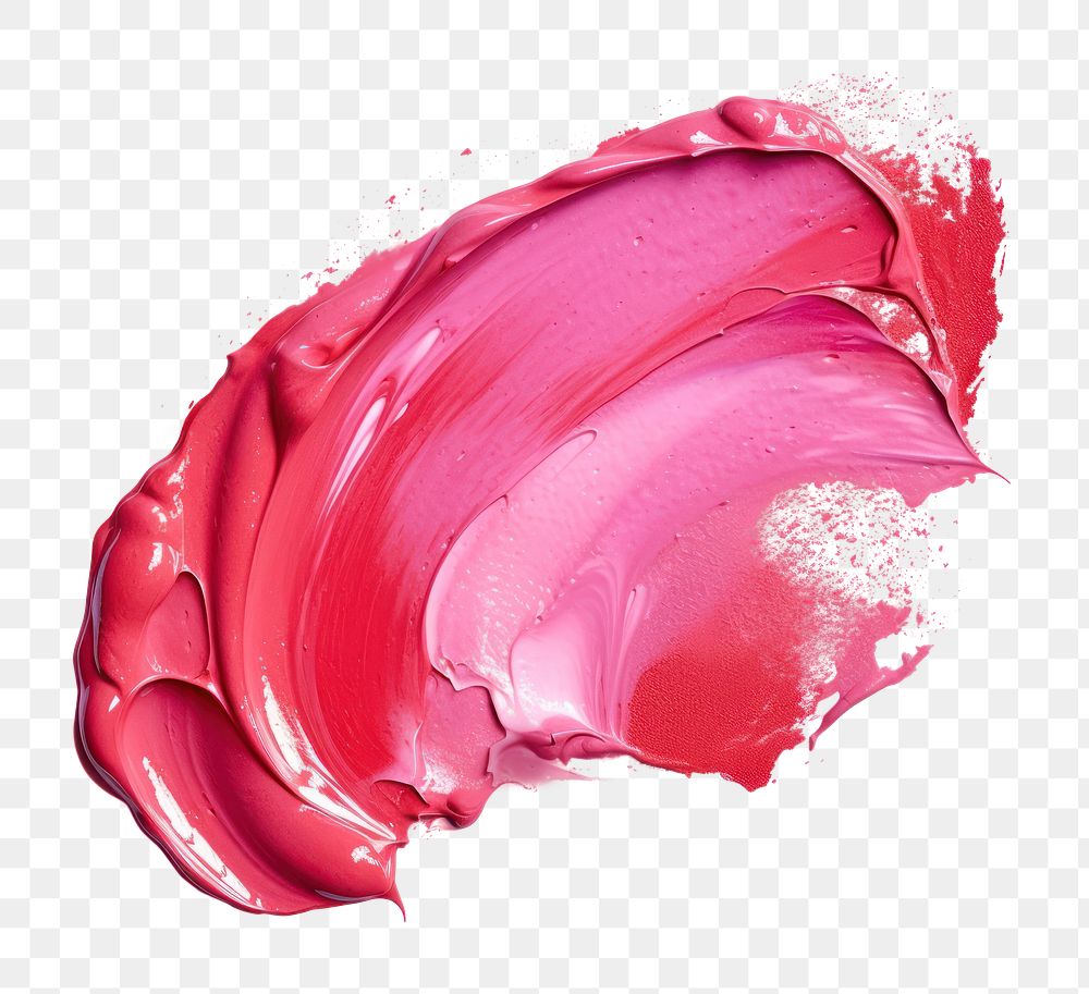 PNG Pink acrylic paint swatch  effect, transparent background