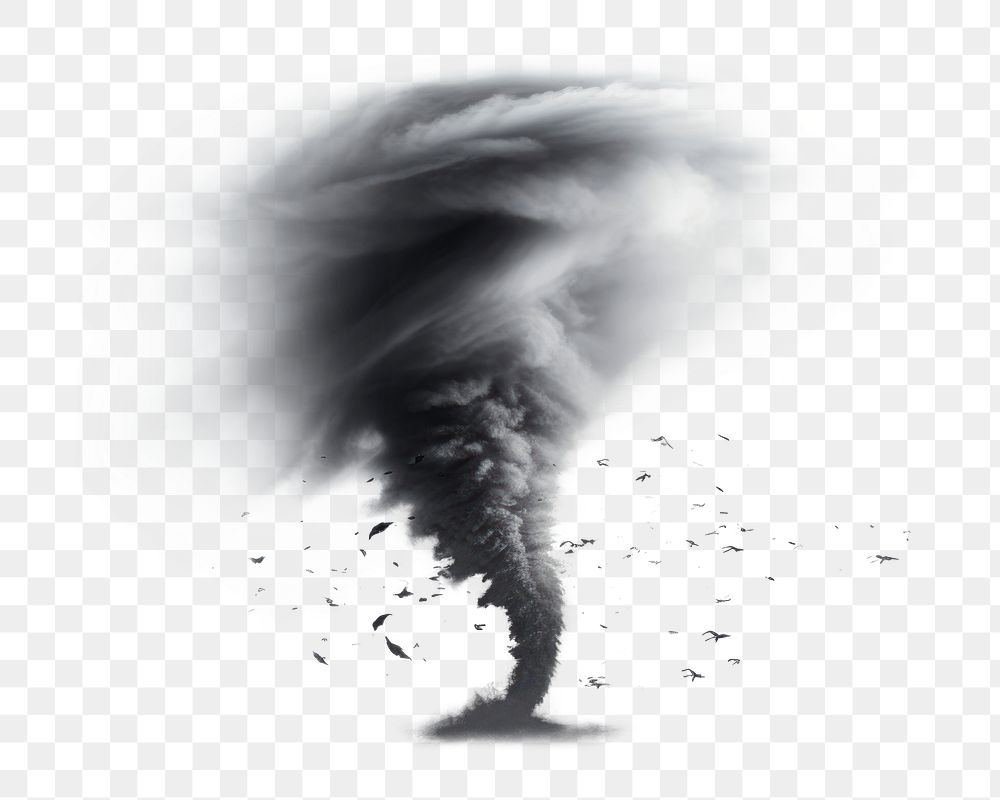 Tornado effect png, transparent background