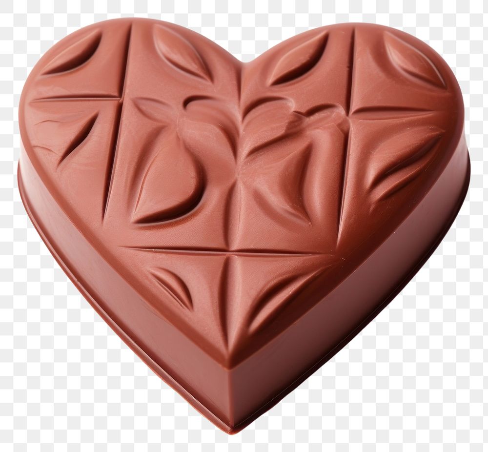 PNG Chocolate confectionery dessert heart. AI generated Image by rawpixel.