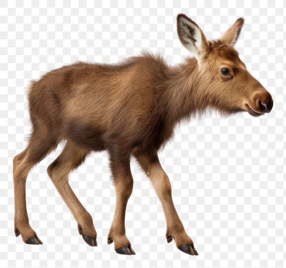 PNG Moose livestock wildlife animal. AI generated Image by rawpixel.