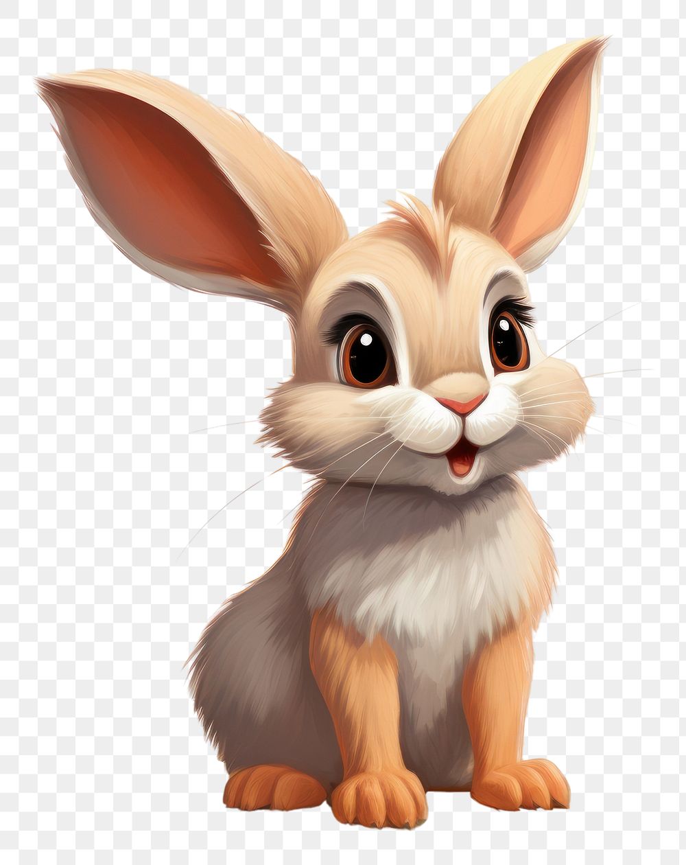 PNG Rabbit animal mammal rabbit. AI generated Image by rawpixel.